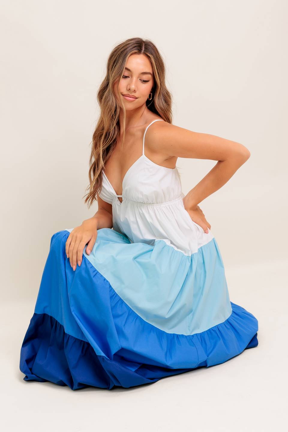 VESTIDO MIDI DE TECIDO CRUISE MODE