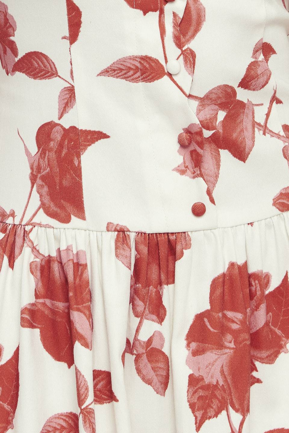 ROMA FLORAL WOVEN MIDI DRESS - MaraFormigone