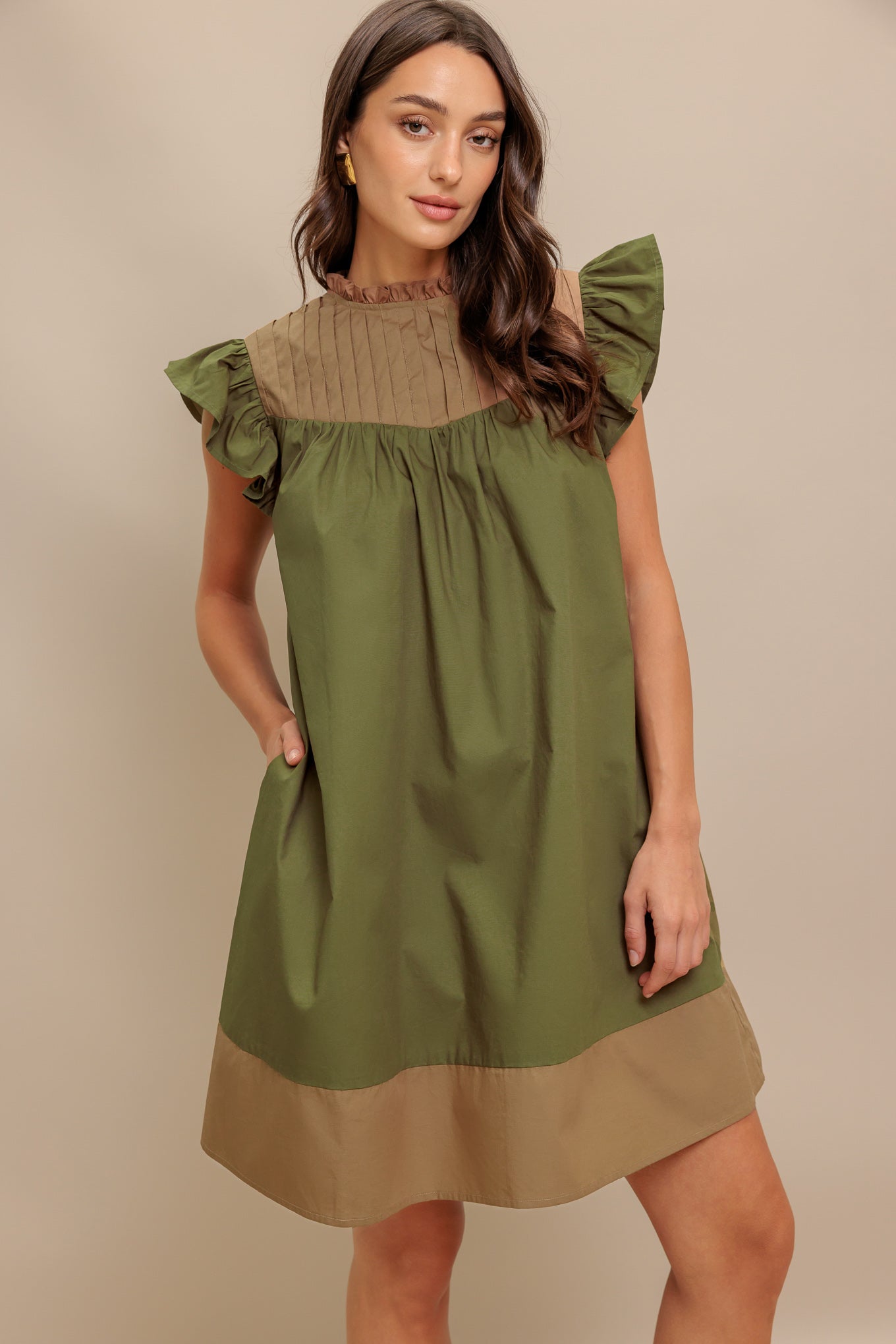 MINIVESTIDO TEJIDO SUSURRO DEL BOSQUE