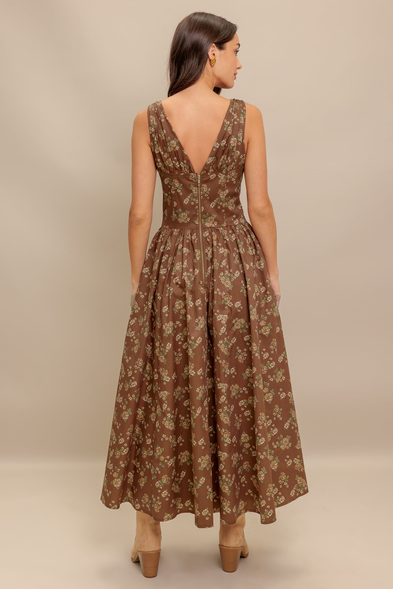 VESTIDO MIDI TEJIDO SAND &amp; SHADOW