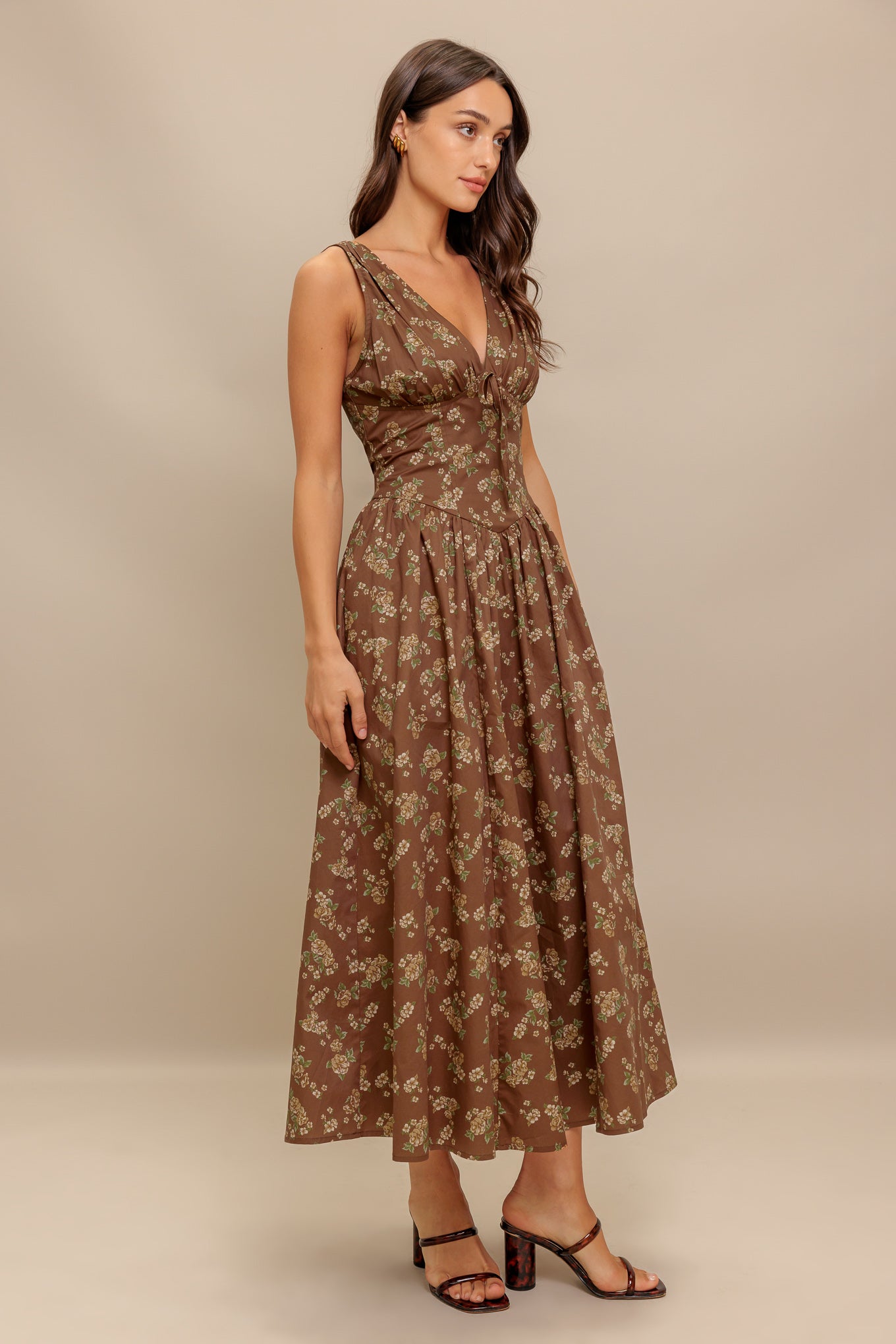 VESTIDO MIDI TEJIDO SAND &amp; SHADOW