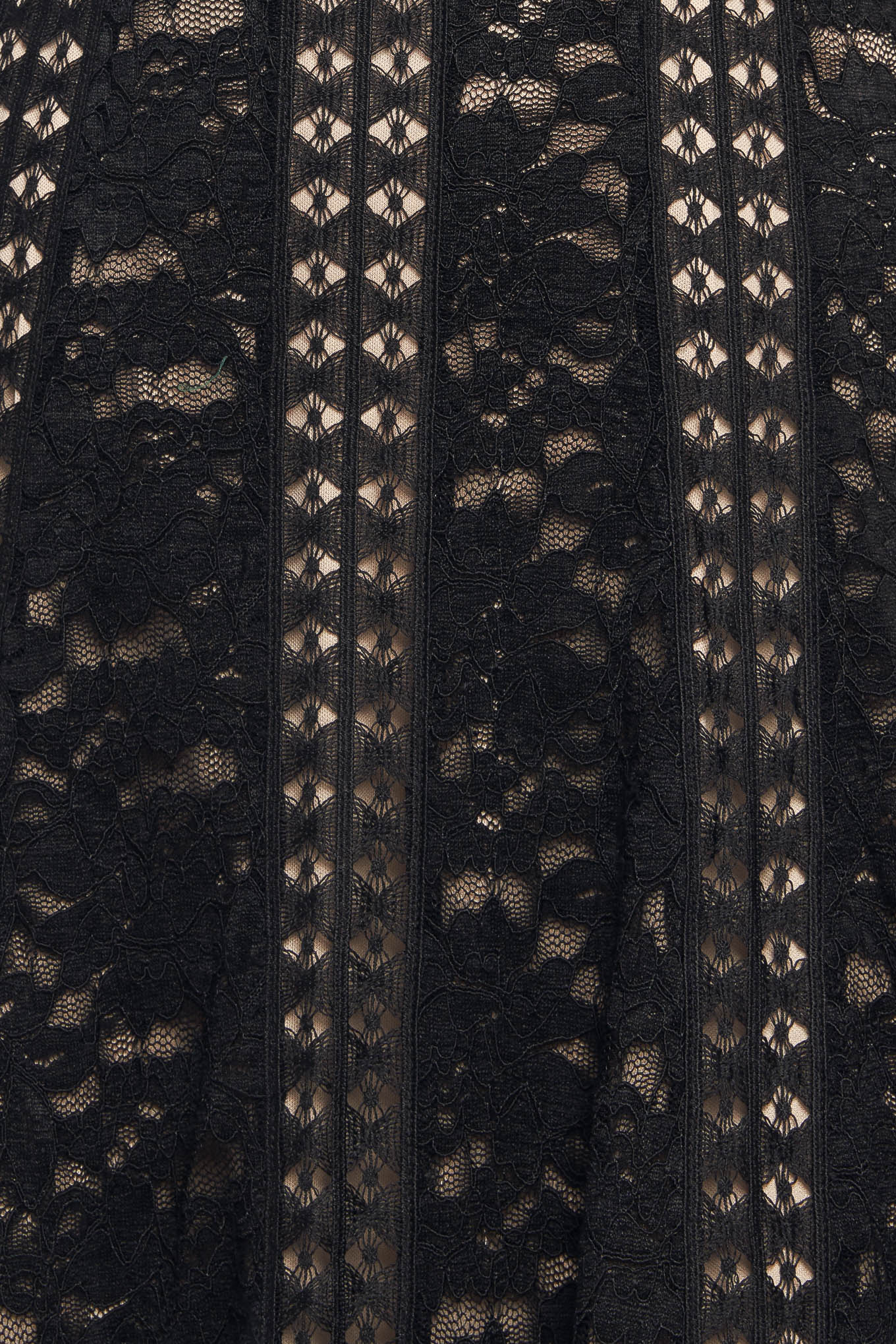 ROMANTIC NOIR NIGHTS WOVEN LACE MIDI DRESS - MaraFormigone