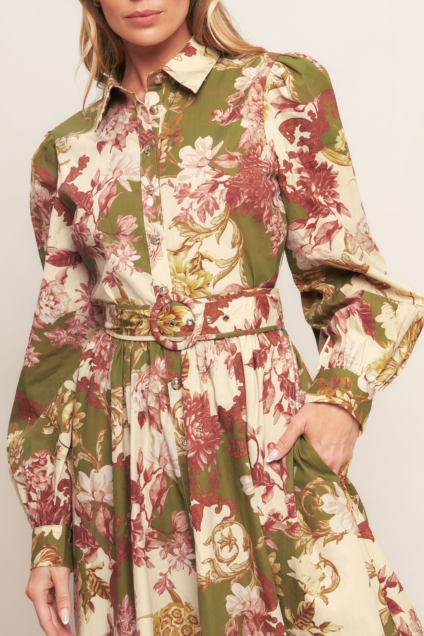 VESTIDO MIDI TEJIDO COUNTRY ROMANCE