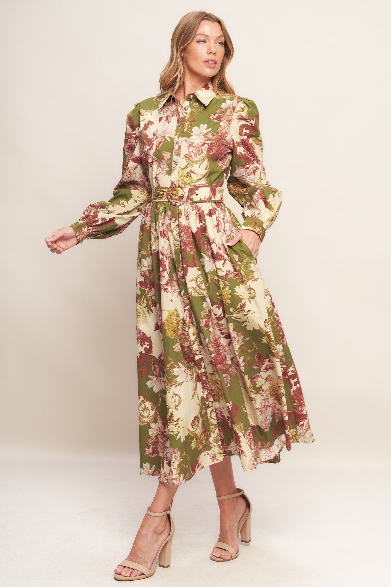 VESTIDO MIDI TEJIDO COUNTRY ROMANCE