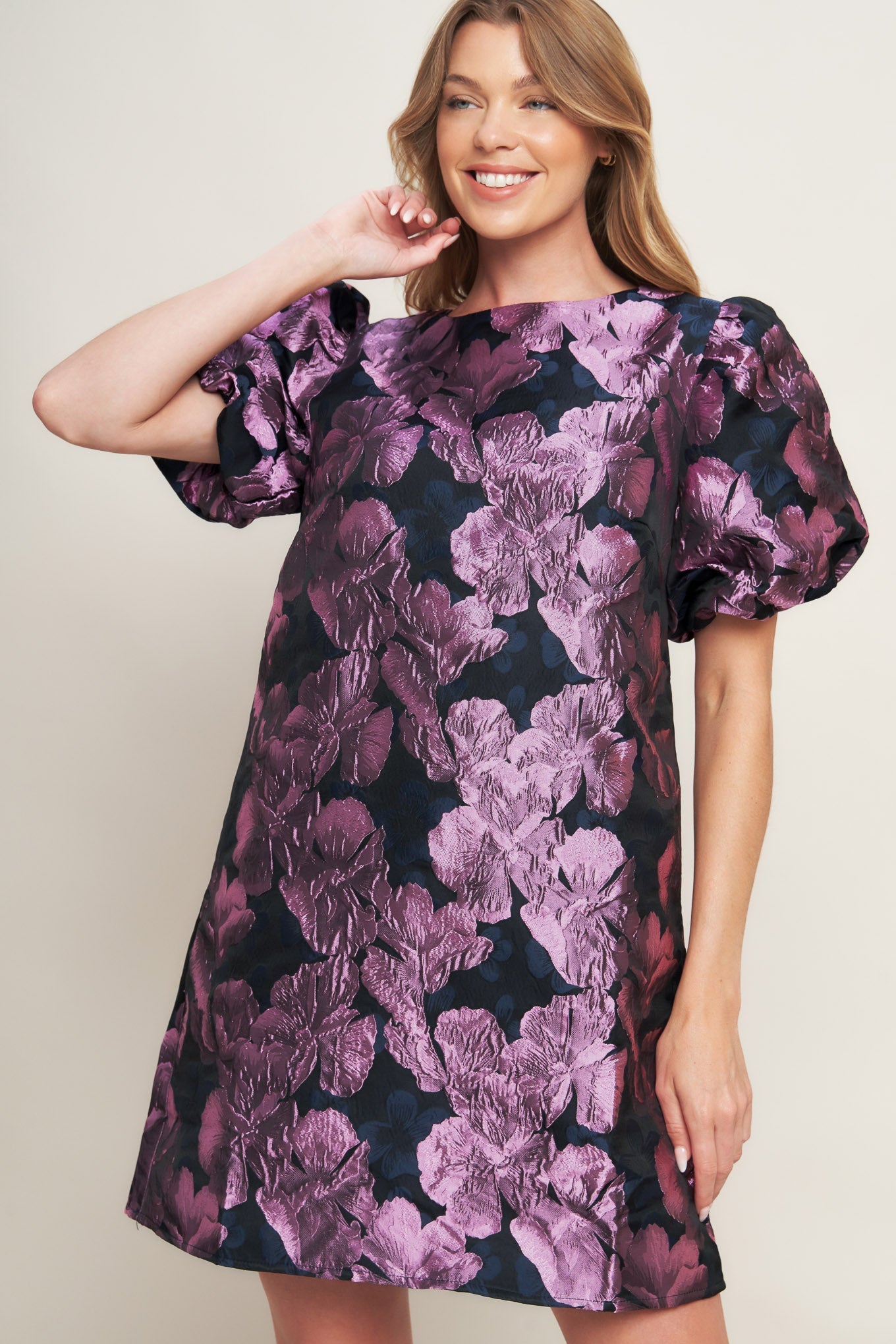 PARTY PERFECT WOVEN MINI DRESS - MaraFormigone