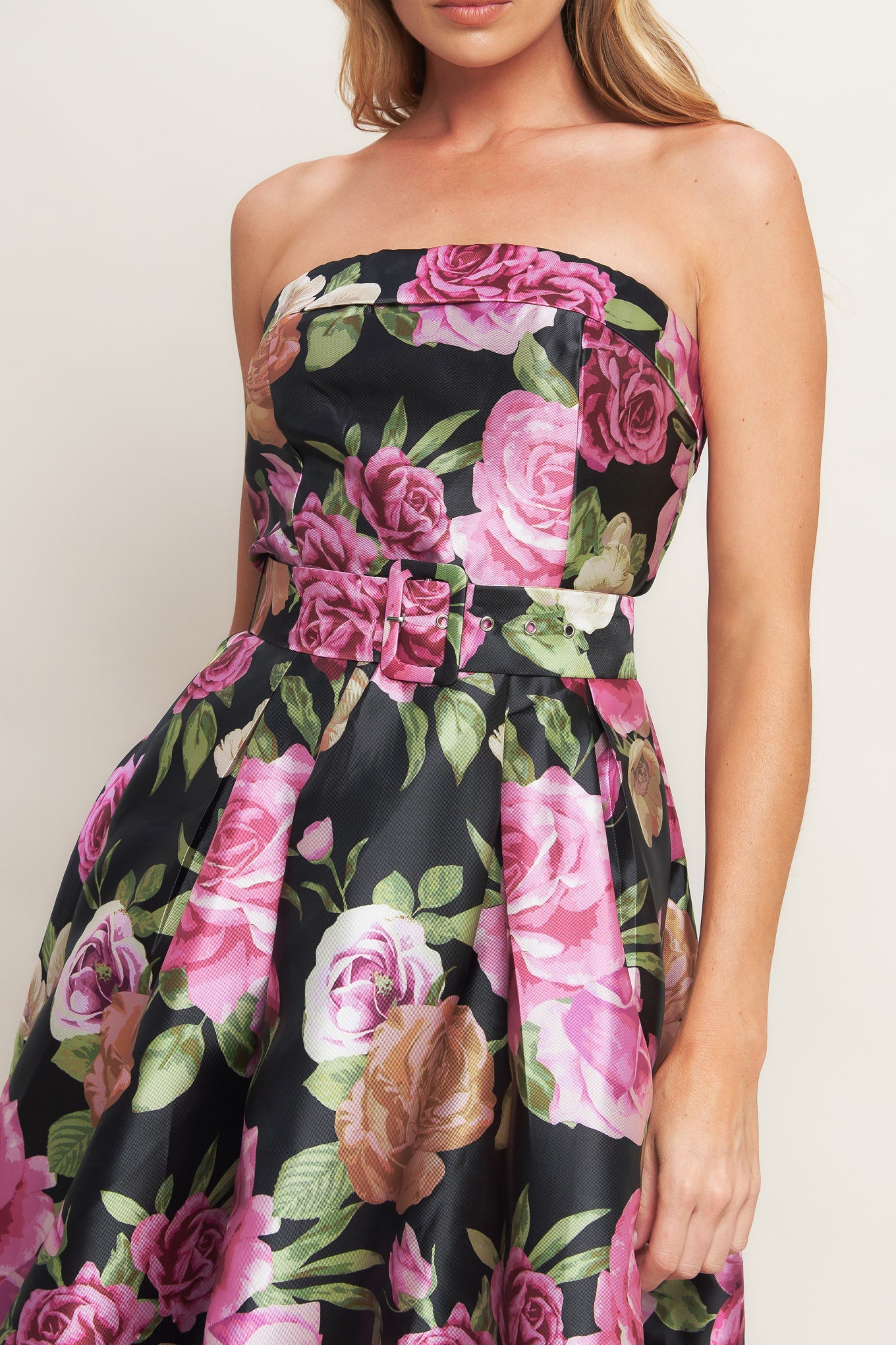 GLAMOUR GARDEN WOVEN MAXI DRESS - MaraFormigone