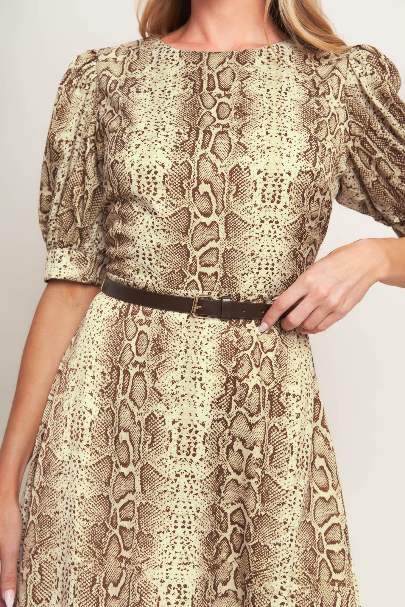 PRIMAL GRACE WOVEN MIDI DRESS - MaraFormigone