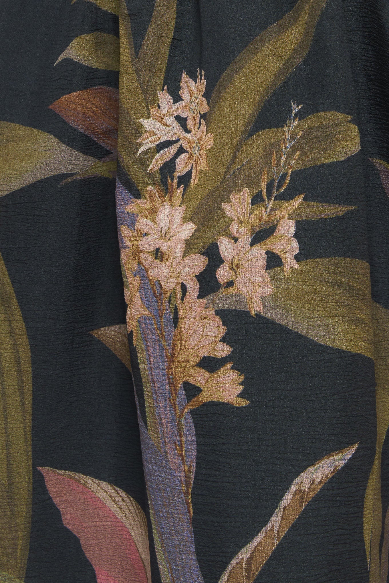 VESTIDO MIDI FOLIAGE WHISPER TECIDO