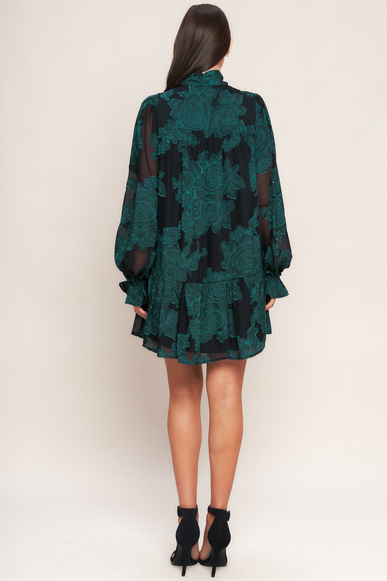 MINIVESTIDO TEJIDO PÉTALO VENENOSO