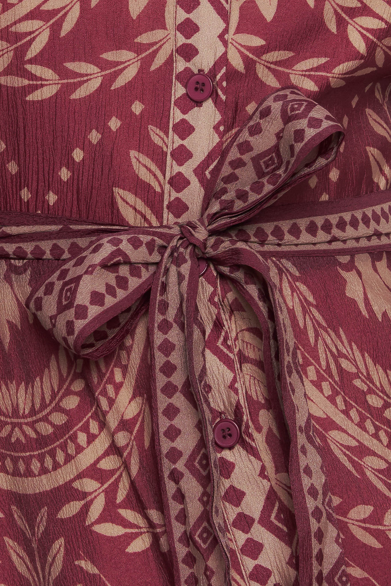 VESTIDO MIDI TEJIDO DE TAPICERÍA VINTAGE