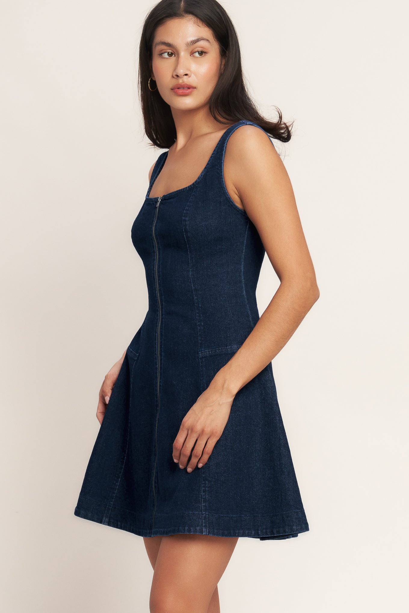 YOUR NEXT FAVORITE DENIM MINI DRESS