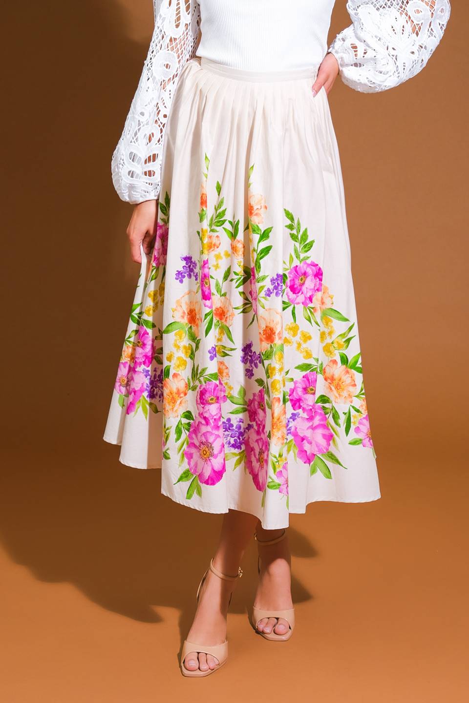 FALDA MIDI TEJIDA DE SAGAMORE CREEK LAND