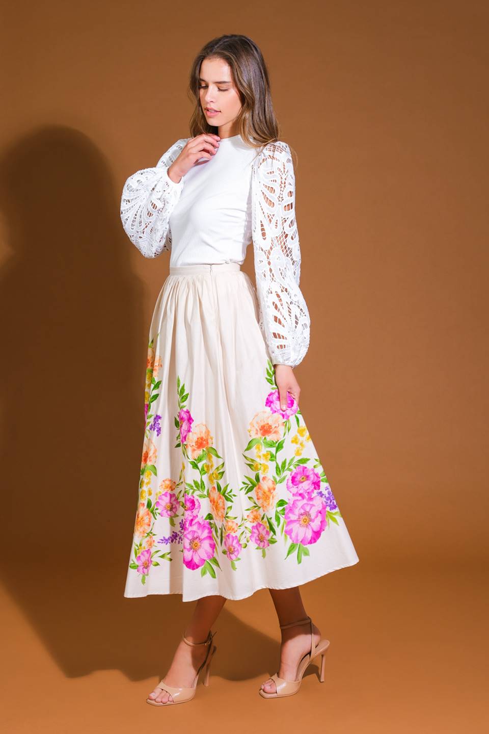 FALDA MIDI TEJIDA DE SAGAMORE CREEK LAND