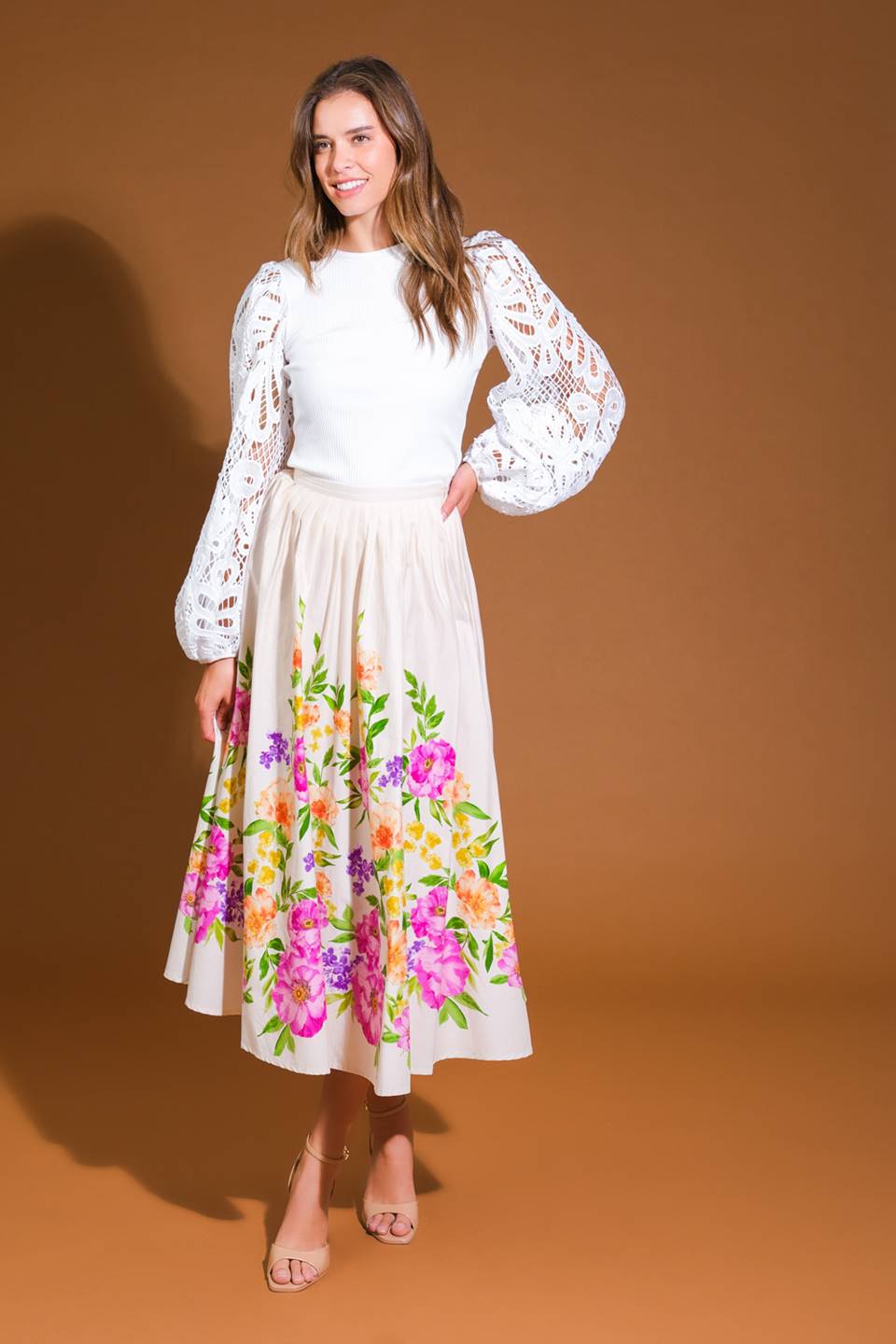 FALDA MIDI TEJIDA DE SAGAMORE CREEK LAND