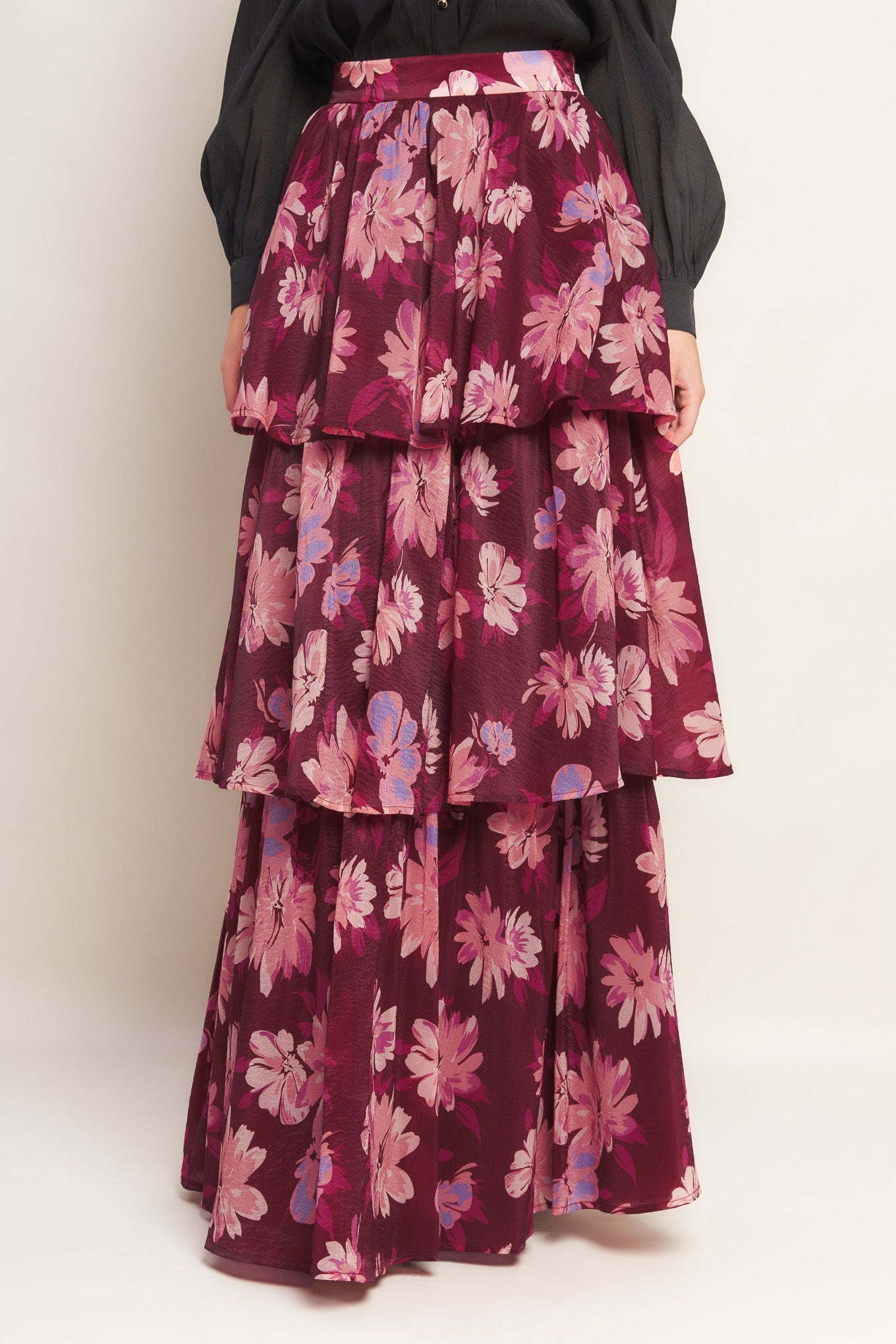 GARDEN ROMANCE WOVEN MAXI SKIRT - MaraFormigone