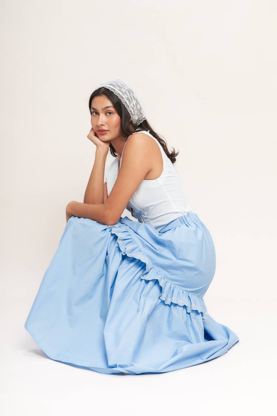 YOU’RE GOING TO LOVE WOVEN MIDI SKIRT