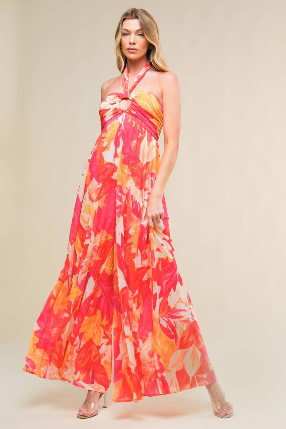 HELLO GORGEOUS WOVEN JUMPSUIT - MaraFormigone