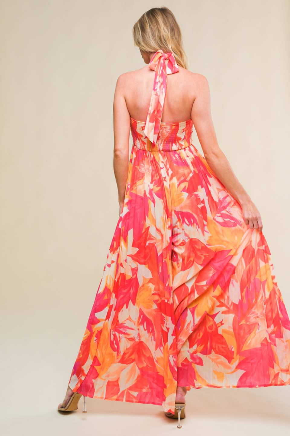 HELLO GORGEOUS WOVEN JUMPSUIT - MaraFormigone
