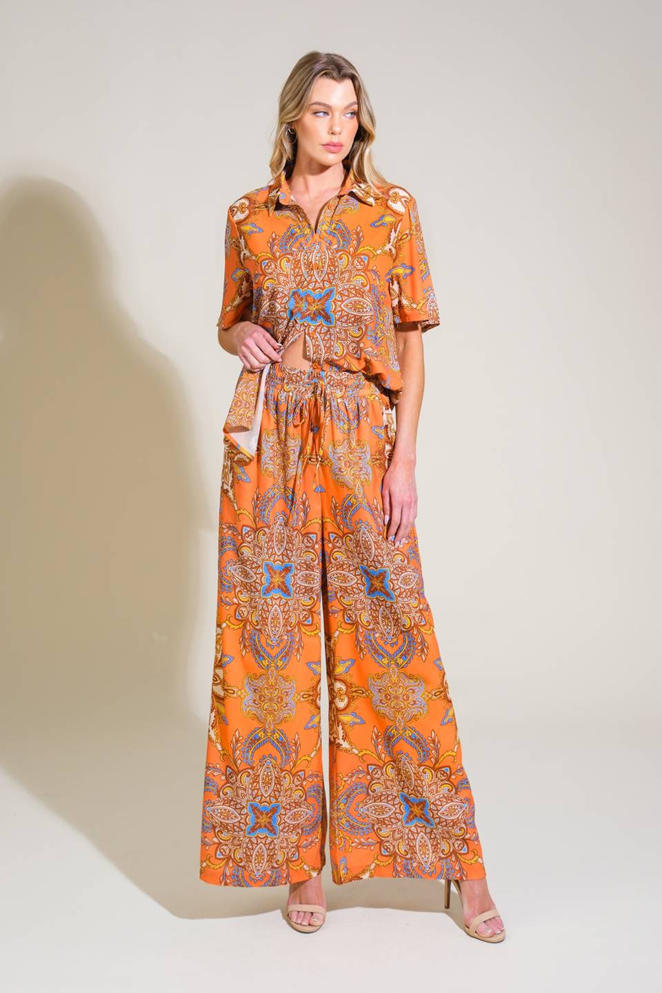 COUNTRYSIDE CHARM WOVEN PANTS - MaraFormigone