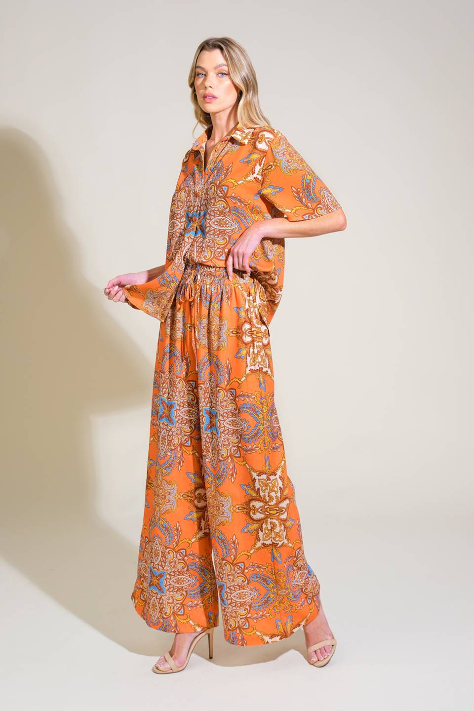 COUNTRYSIDE CHARM WOVEN PANTS - MaraFormigone