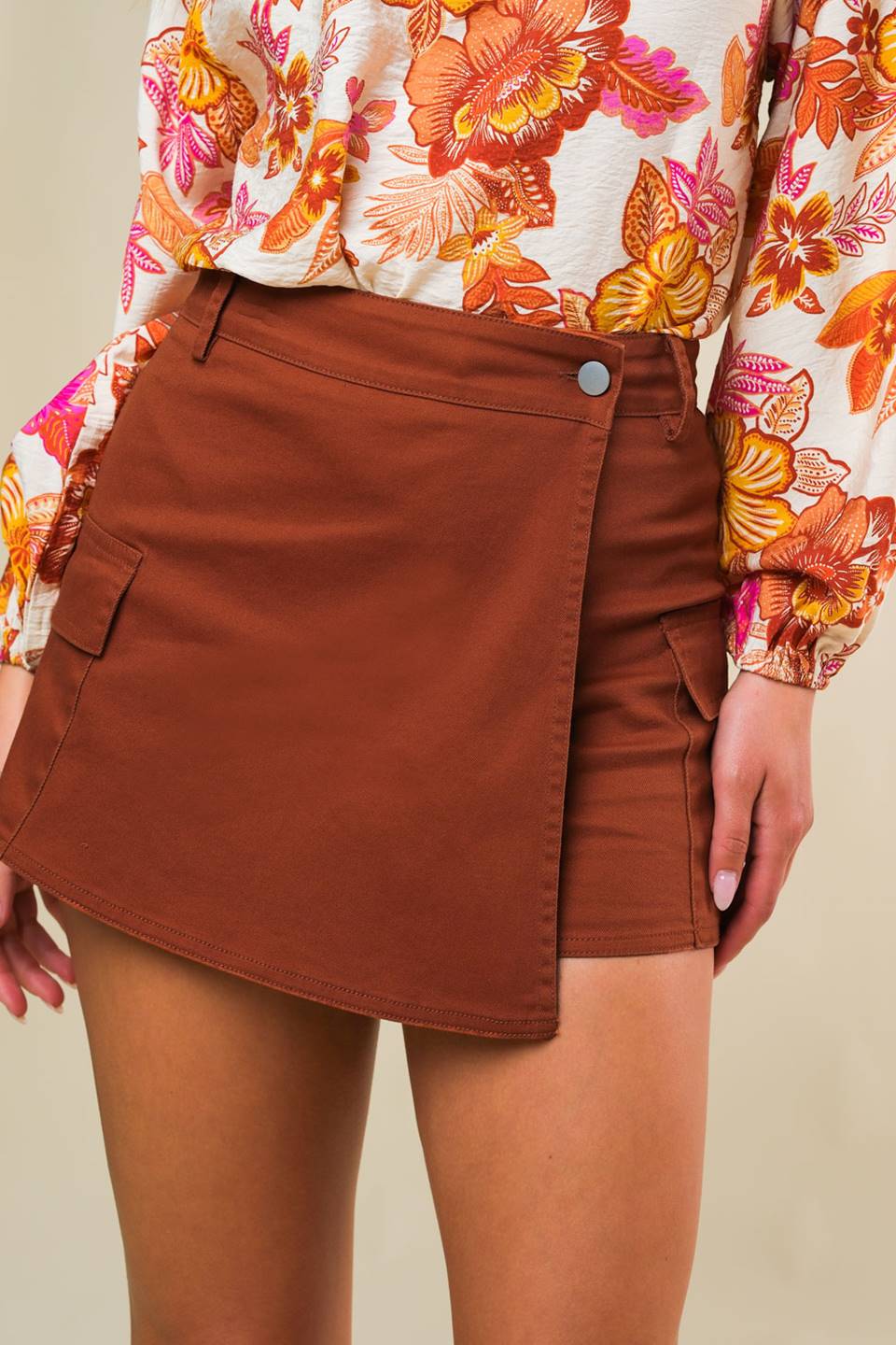 THE WAY OUT TWILL SKORT - MaraFormigone
