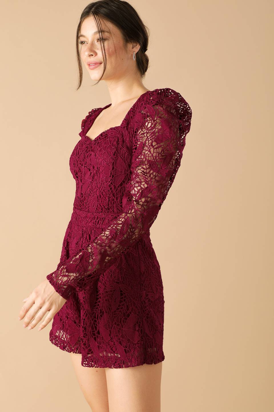 DAYS GO BY LACE WOVEN ROMPER - MaraFormigone