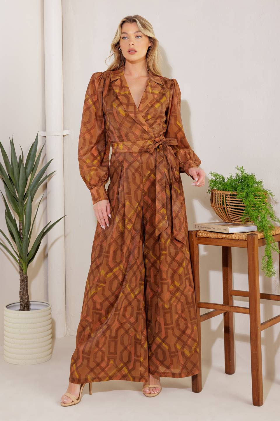 LOST IN THE STARS WOVEN JUMPSUIT - MaraFormigone