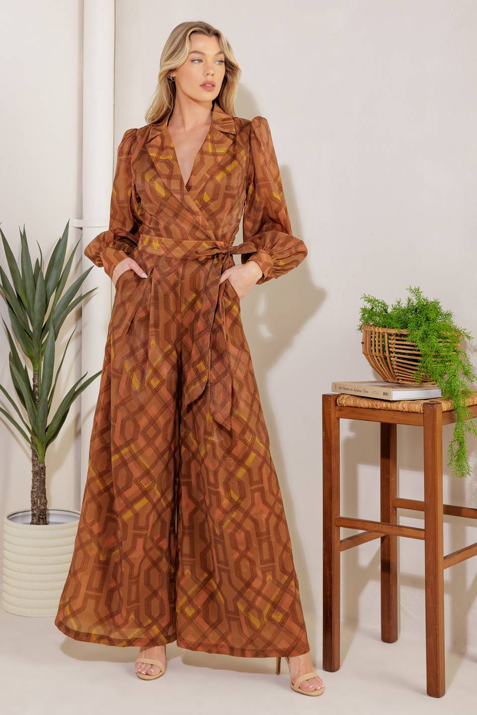LOST IN THE STARS WOVEN JUMPSUIT - MaraFormigone