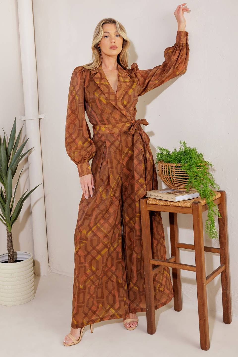 LOST IN THE STARS WOVEN JUMPSUIT - MaraFormigone