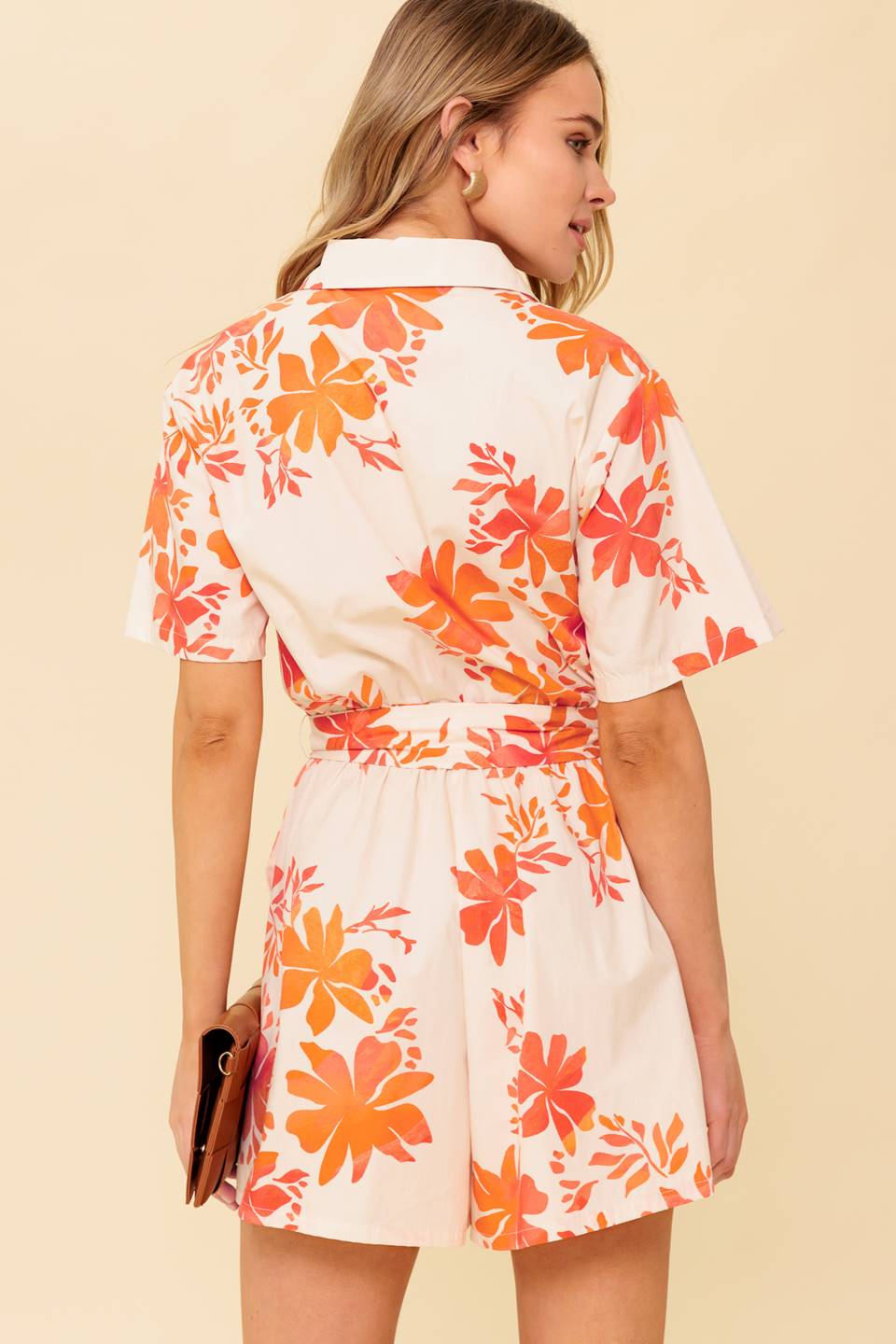 SOUTHERNMOST CHARM WOVEN ROMPER - MaraFormigone