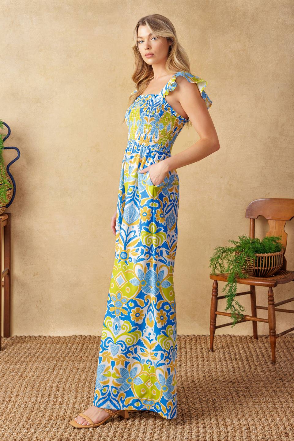 NO NEED TO WORRY WOVEN JUMPSUIT - MaraFormigone