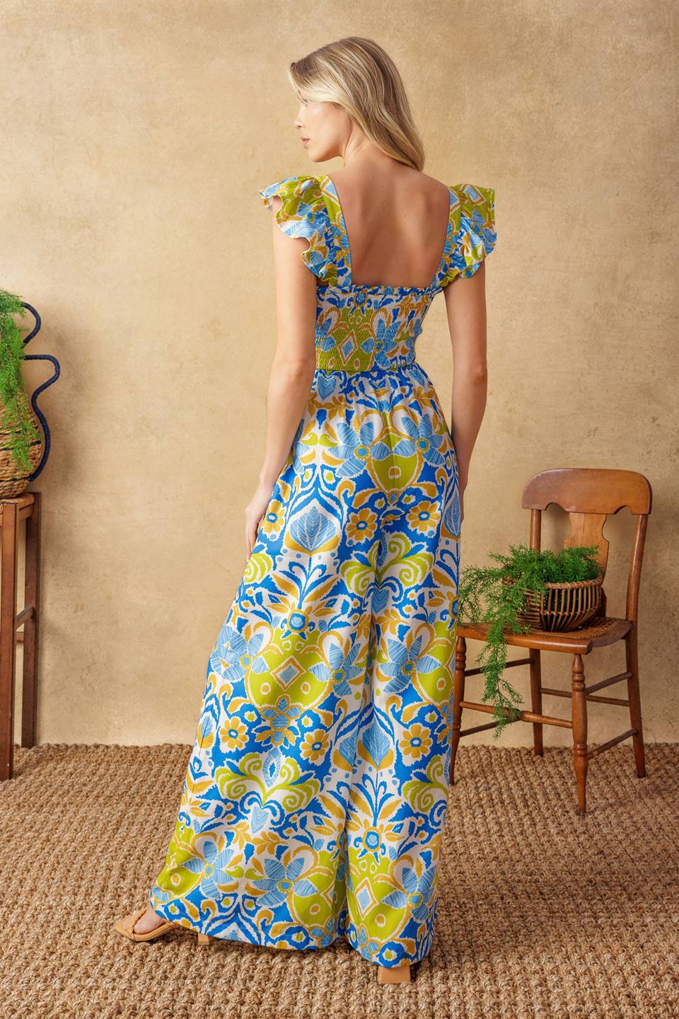 NO NEED TO WORRY WOVEN JUMPSUIT - MaraFormigone