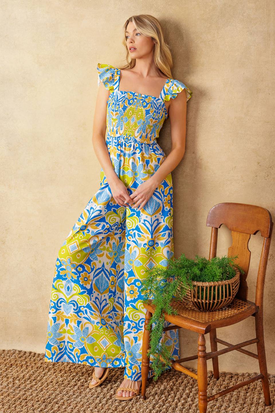 NO NEED TO WORRY WOVEN JUMPSUIT - MaraFormigone