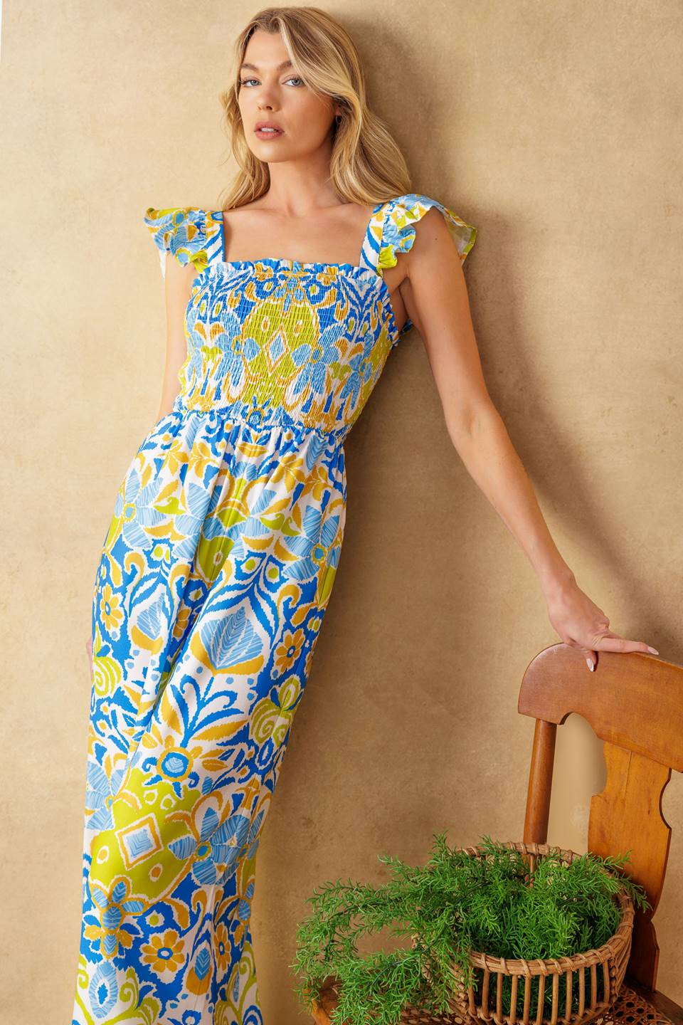 NO NEED TO WORRY WOVEN JUMPSUIT - MaraFormigone