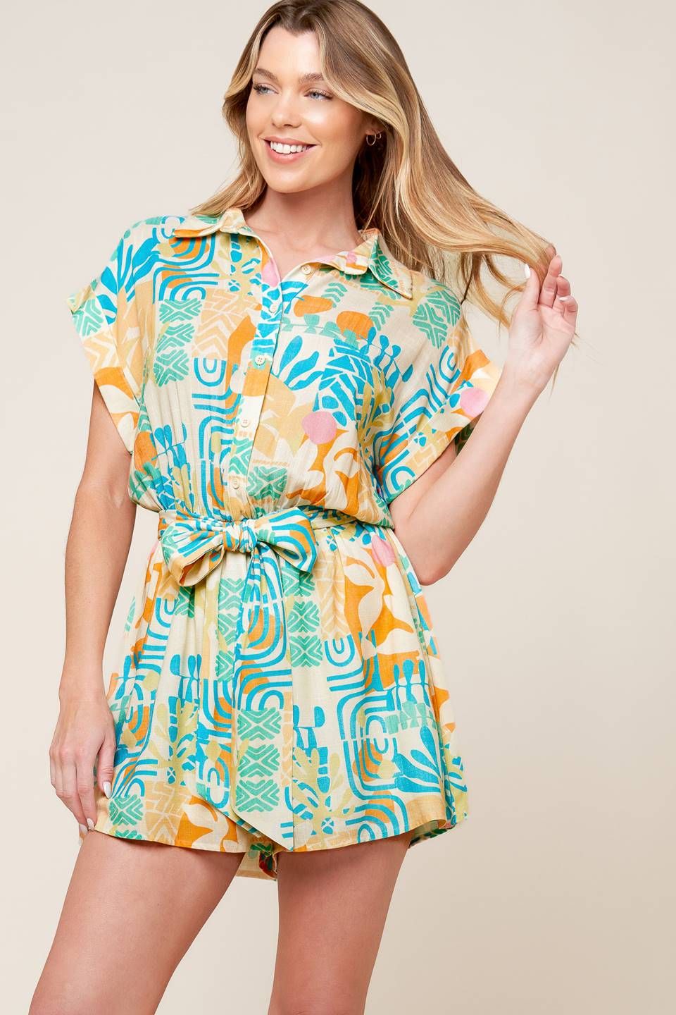 SOMETHING SPECIAL WOVEN ROMPER - MaraFormigone