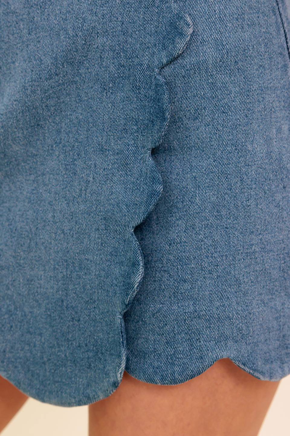 DREAM A LITTLE DENIM SKORT - MaraFormigone