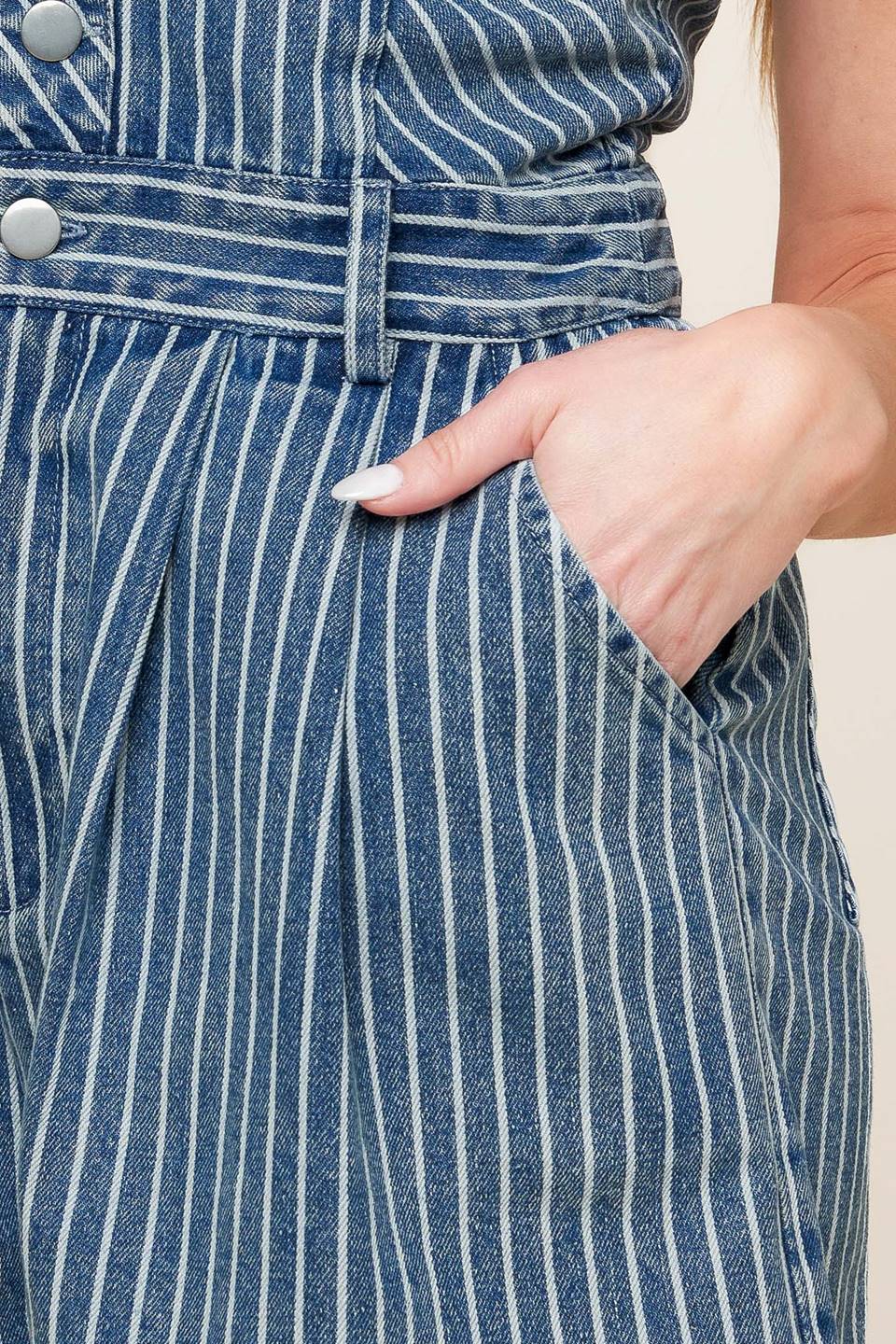 KEEP IT STYLISH DENIM ROMPER - MaraFormigone