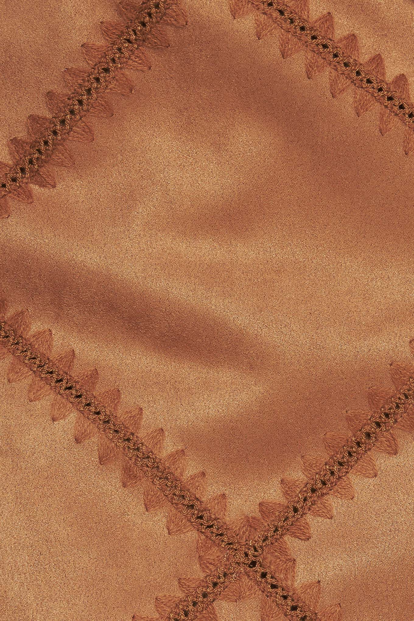 Falda pantalón de ante sintético con parche TERRA