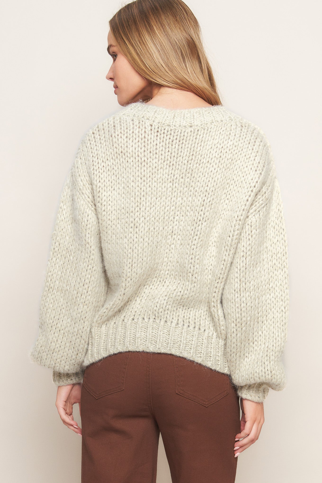 EARTHY TOUCH SWEATER KNIT TOP - MaraFormigone