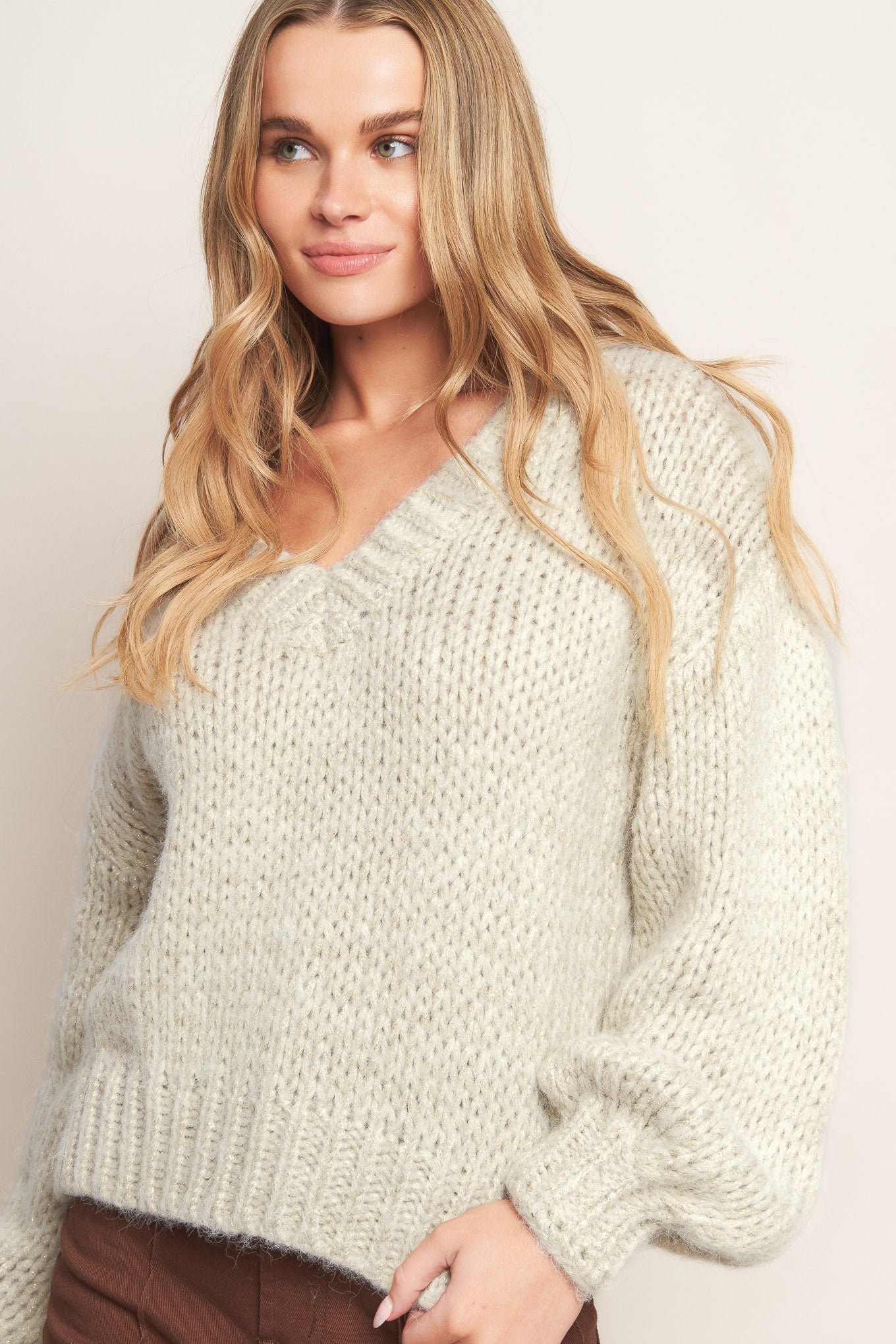 EARTHY TOUCH SWEATER KNIT TOP - MaraFormigone