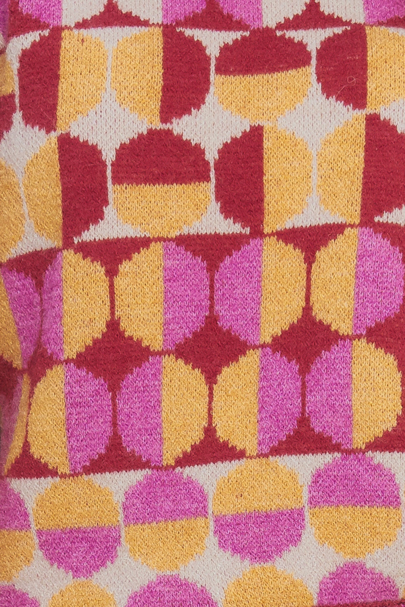 CHEER YOU ON JACQUARD SWEATER TOP - MaraFormigone