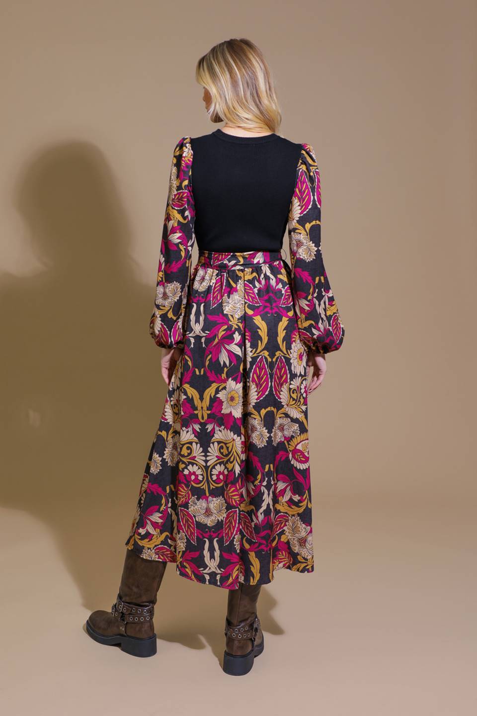 CRUSHING ON COZY WOVEN MIDI DRESS - MaraFormigone