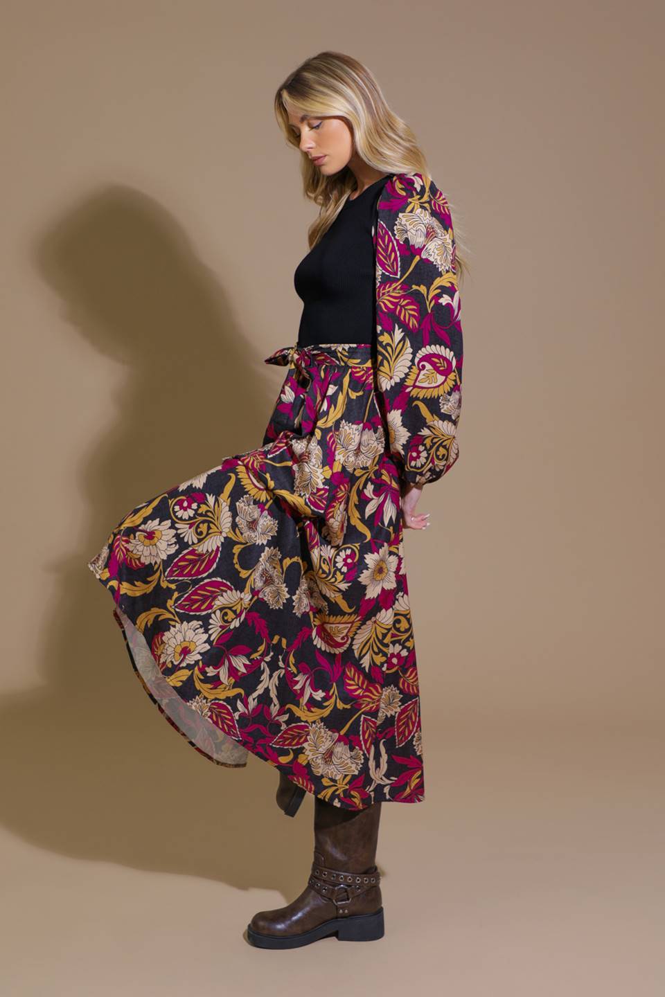 CRUSHING ON COZY WOVEN MIDI DRESS - MaraFormigone