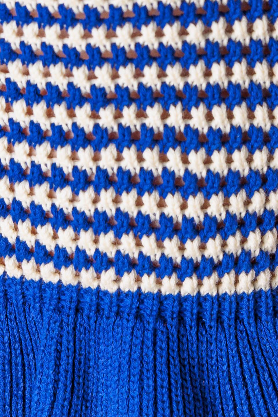 Suéter azul del oeste