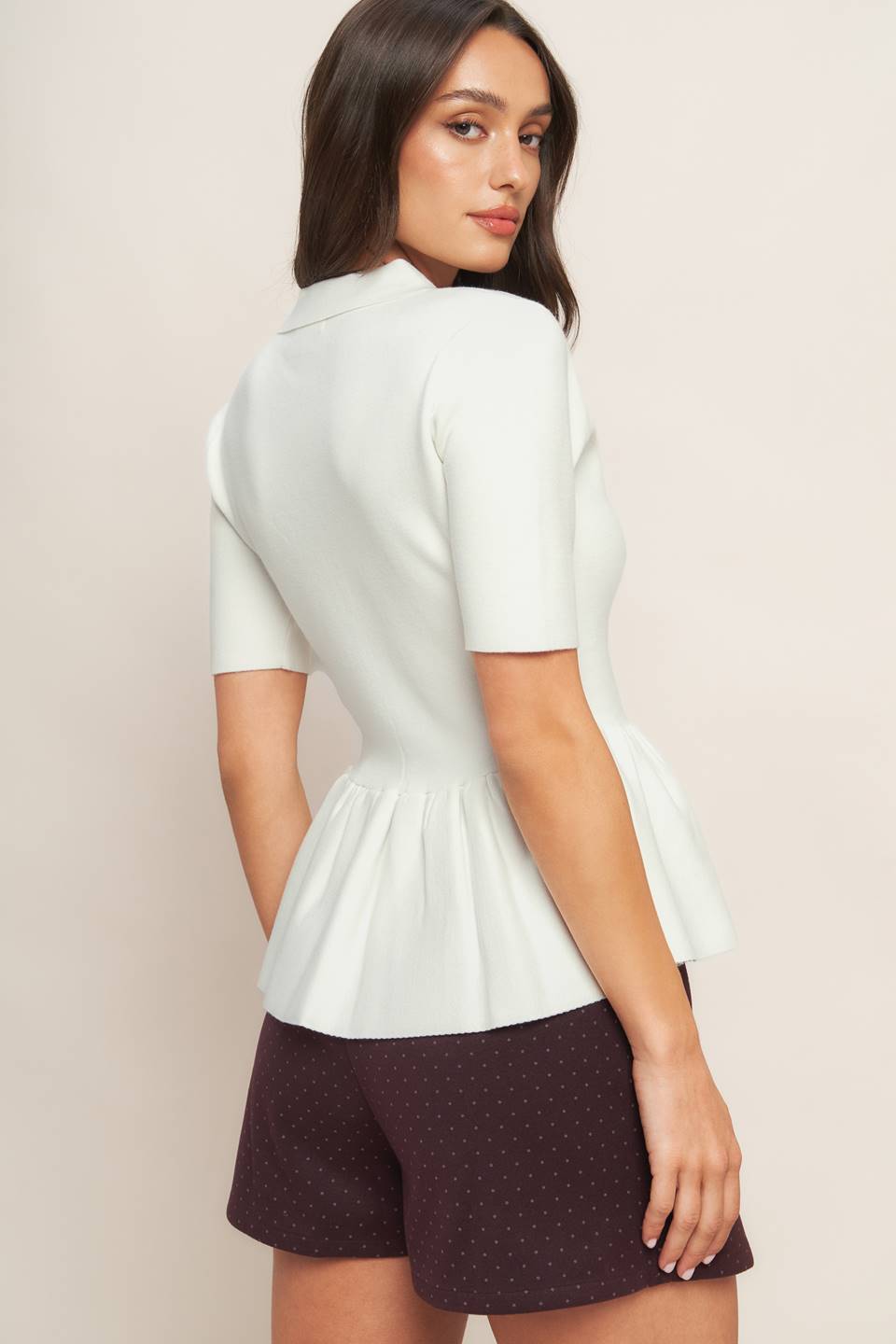 BLUSA DE TECIDO CREME SWEET SERENADE