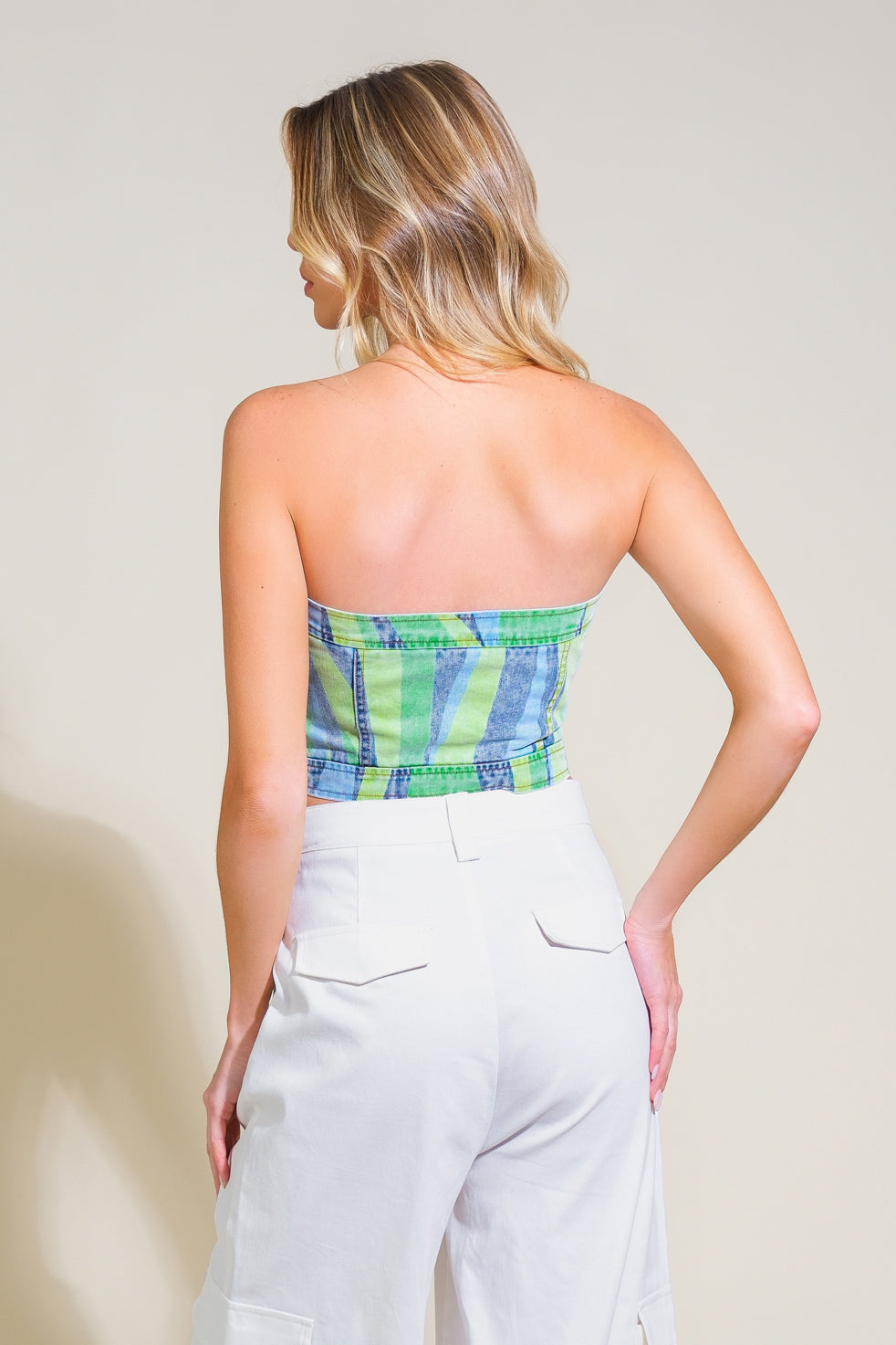 NAVIGATING LIFE DENIM TOP - MaraFormigone