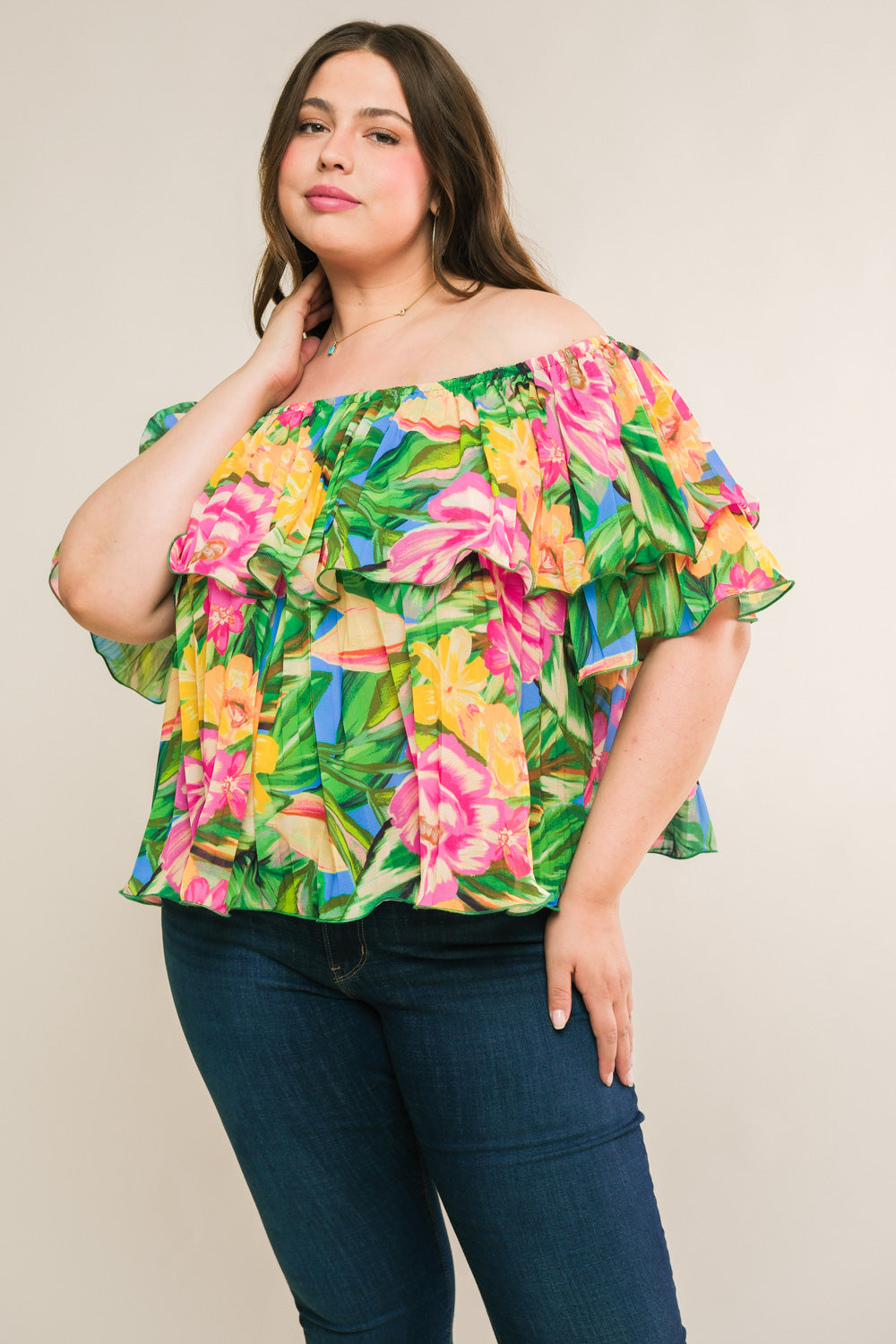 I'LL BE LOVING YOU WOVEN TOP - MaraFormigone