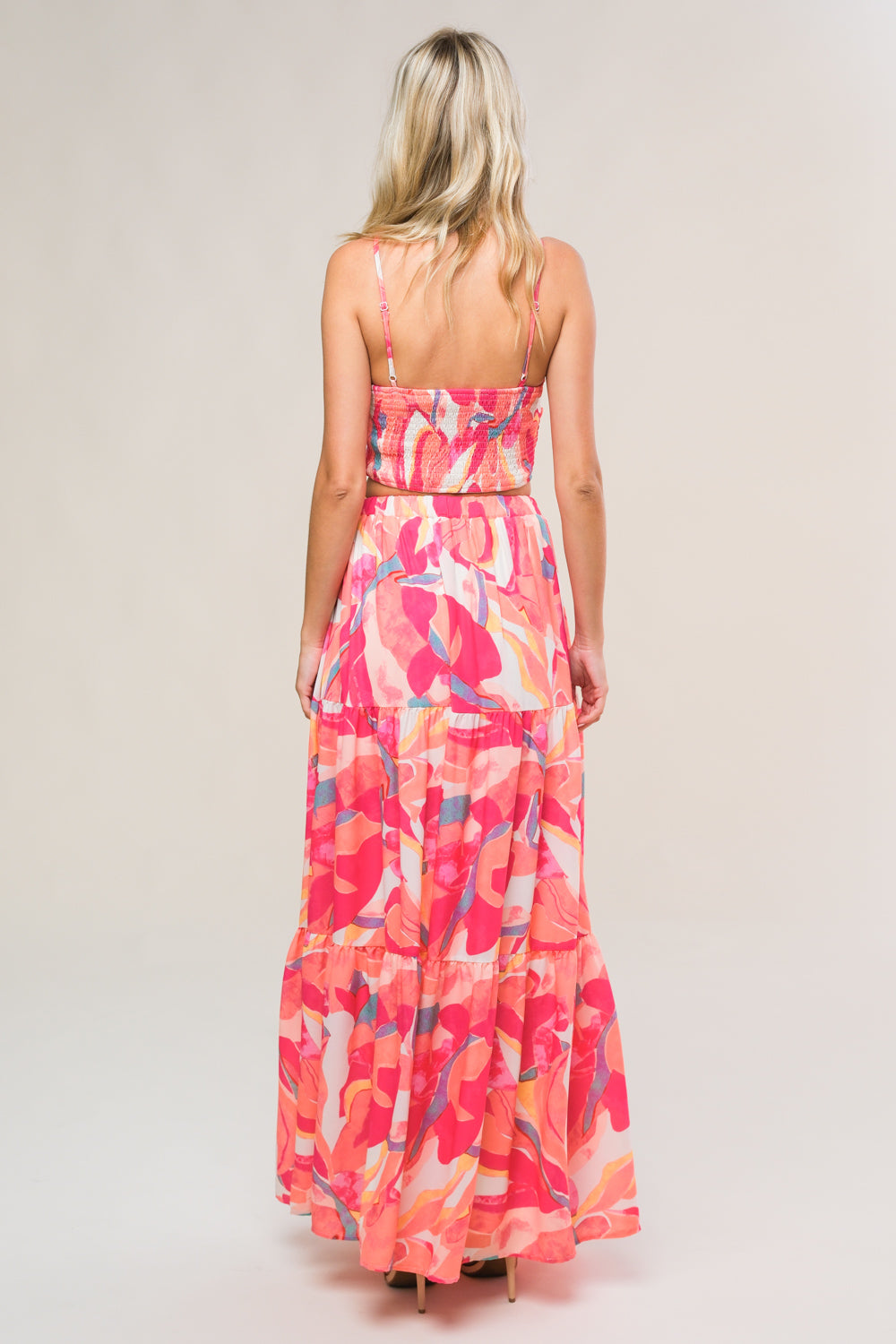 ROMANTICALLY SPEAKING WOVEN TOP AND SKIRT SET - MaraFormigone