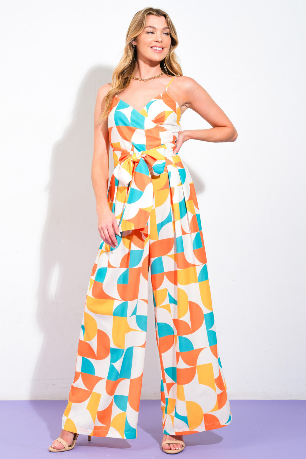 LUSH EASY ON THE EYES WOVEN TOP AND PANTS - MaraFormigone