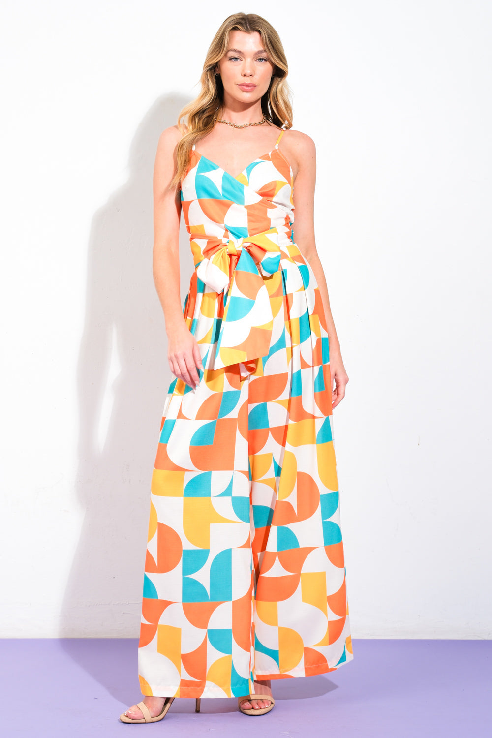 LUSH EASY ON THE EYES WOVEN TOP AND PANTS - MaraFormigone